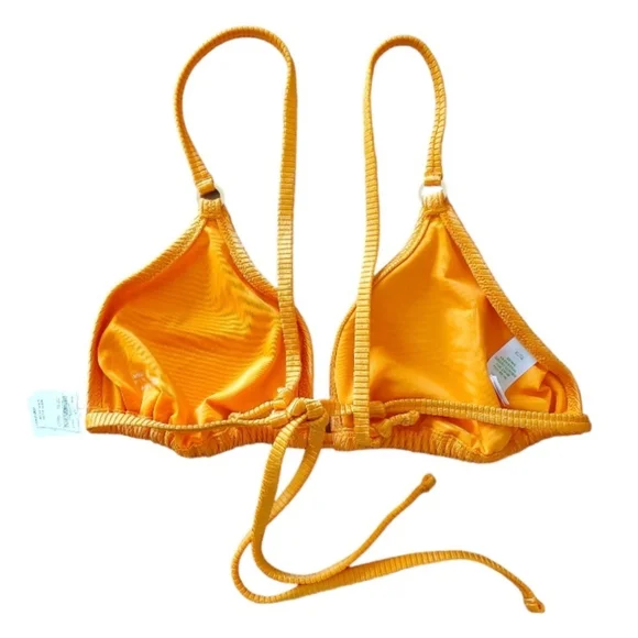 NWT AERIE triangle tie bikini top - Picture 2 of 4